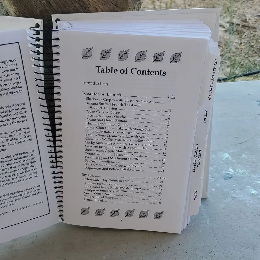 Sweet Basil Cooks Cookbook - A Second Helping